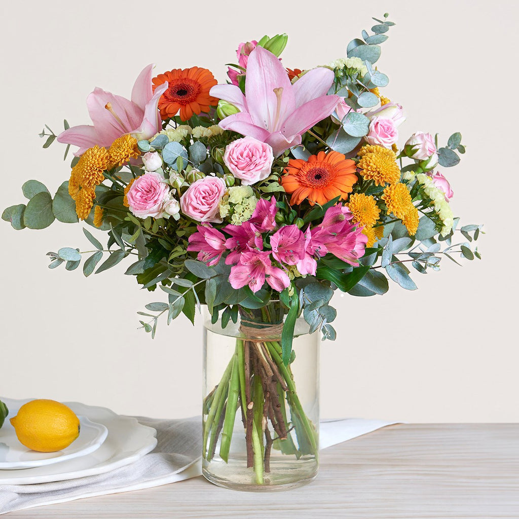 Floral connection - multicolored liliums bouquet / FF038
