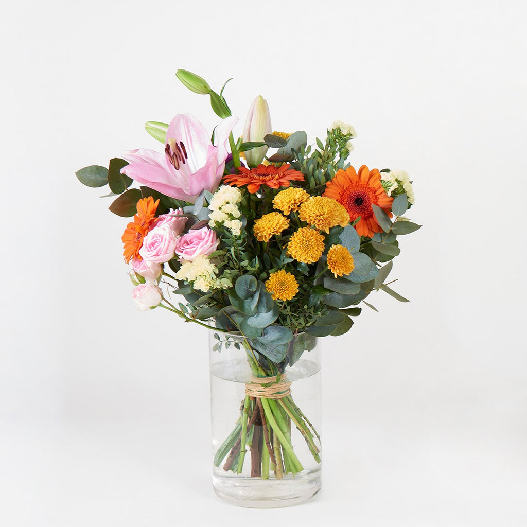 Floral connection - multicolored bouquet with liliums / FF038