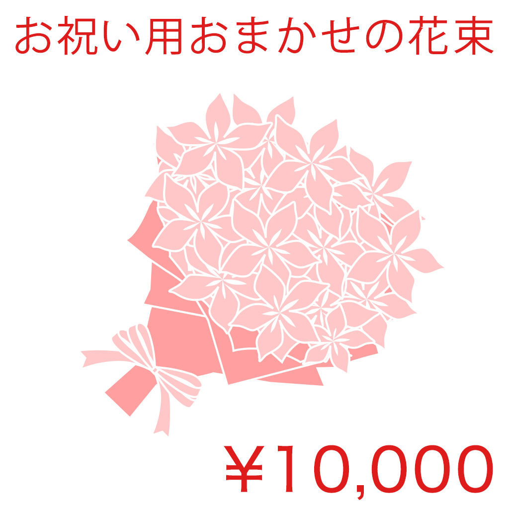 お祝い用おまかせの花束 Basic 商品金額オプションあり/ BE01HB