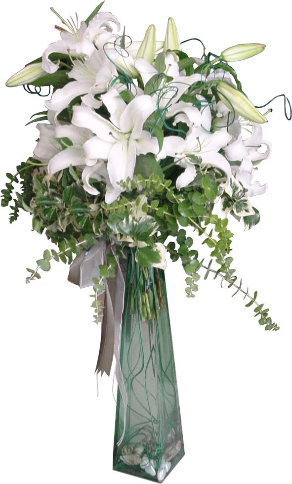 Arrangement of White Liliums / 4223