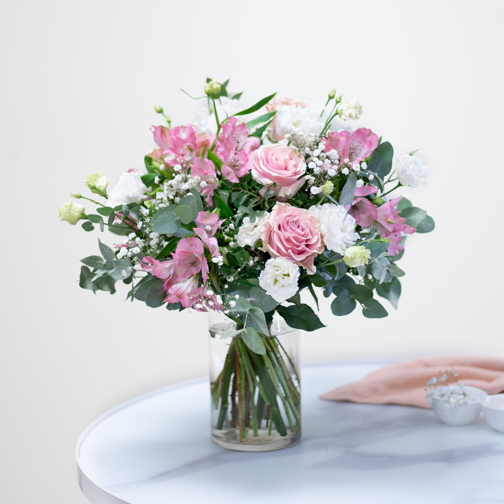 Mixed romantic bouquet / F0107-M-N